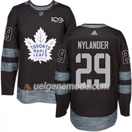 Herren Eishockey Toronto Maple Leafs Trikot William Nylander 29 1917-2017 100th Anniversary Adidas Schwarz Authentic